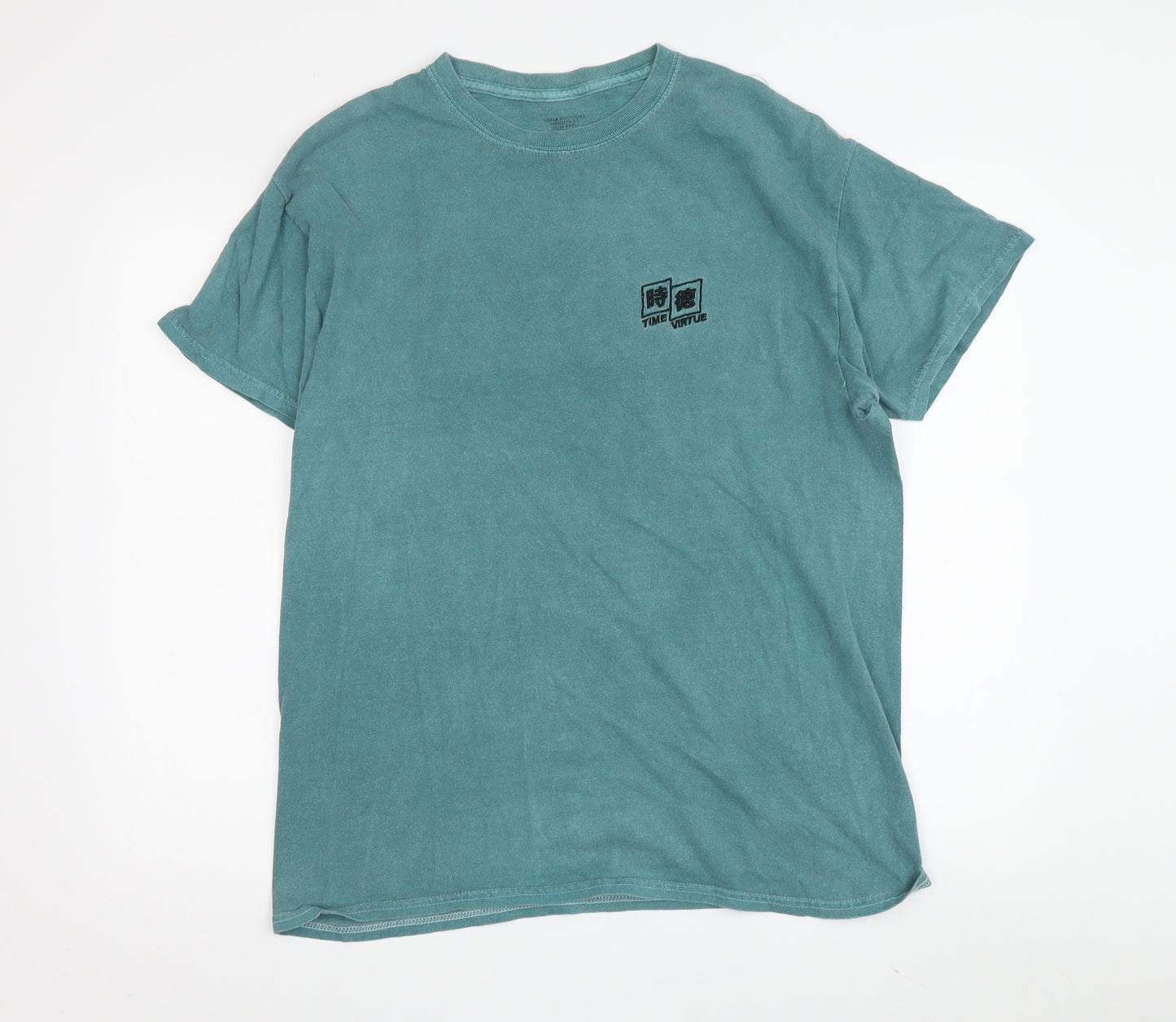 Urban Outfitters Men's Green Medium T-Shirt