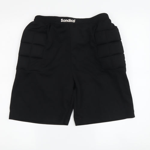 Sondico Men's Black Athletic Shorts - Medium