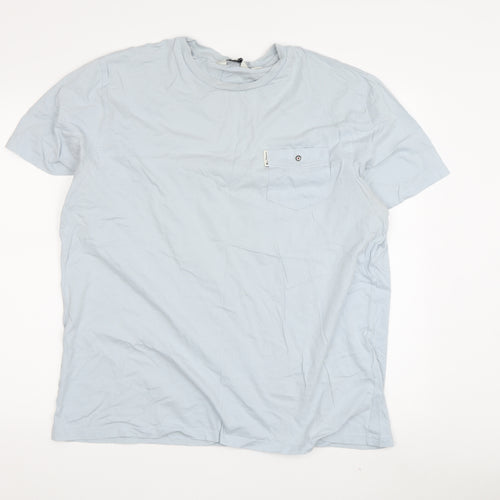 Ben Sherman Men's Blue Cotton Jersey T-Shirt Size 2XL