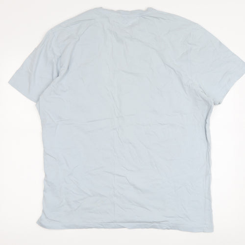 Ben Sherman Men's Blue Cotton Jersey T-Shirt Size 2XL