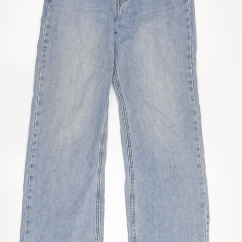 Redial Women's Blue Wide-Leg Jeans Size 8