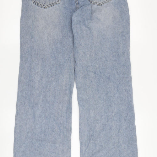 Redial Women's Blue Wide-Leg Jeans Size 8