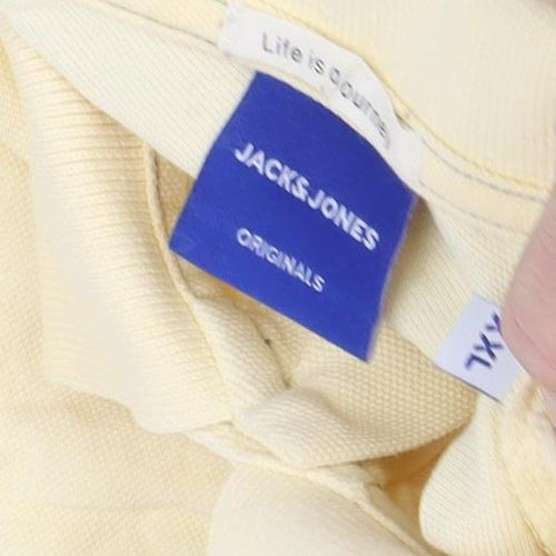 JACK & JONES Men's Beige 7XL Polo Shirt