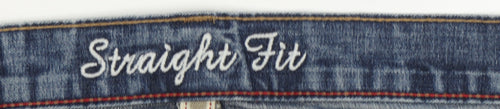 Marks & Spencer Blue Straight Jeans 34W 29L Men’s Denim