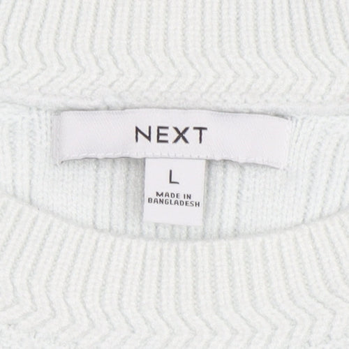 Next Women's Multicoloured Striped Pullover Jumper L