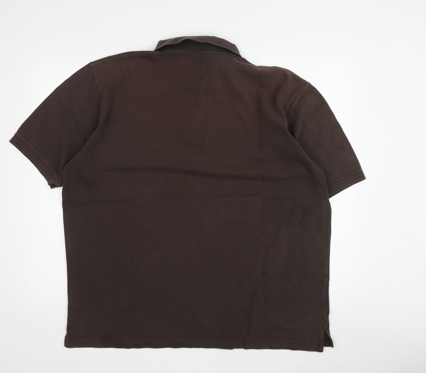 R. Logan & Sons Men's Brown Polo Shirt 2XL Casual