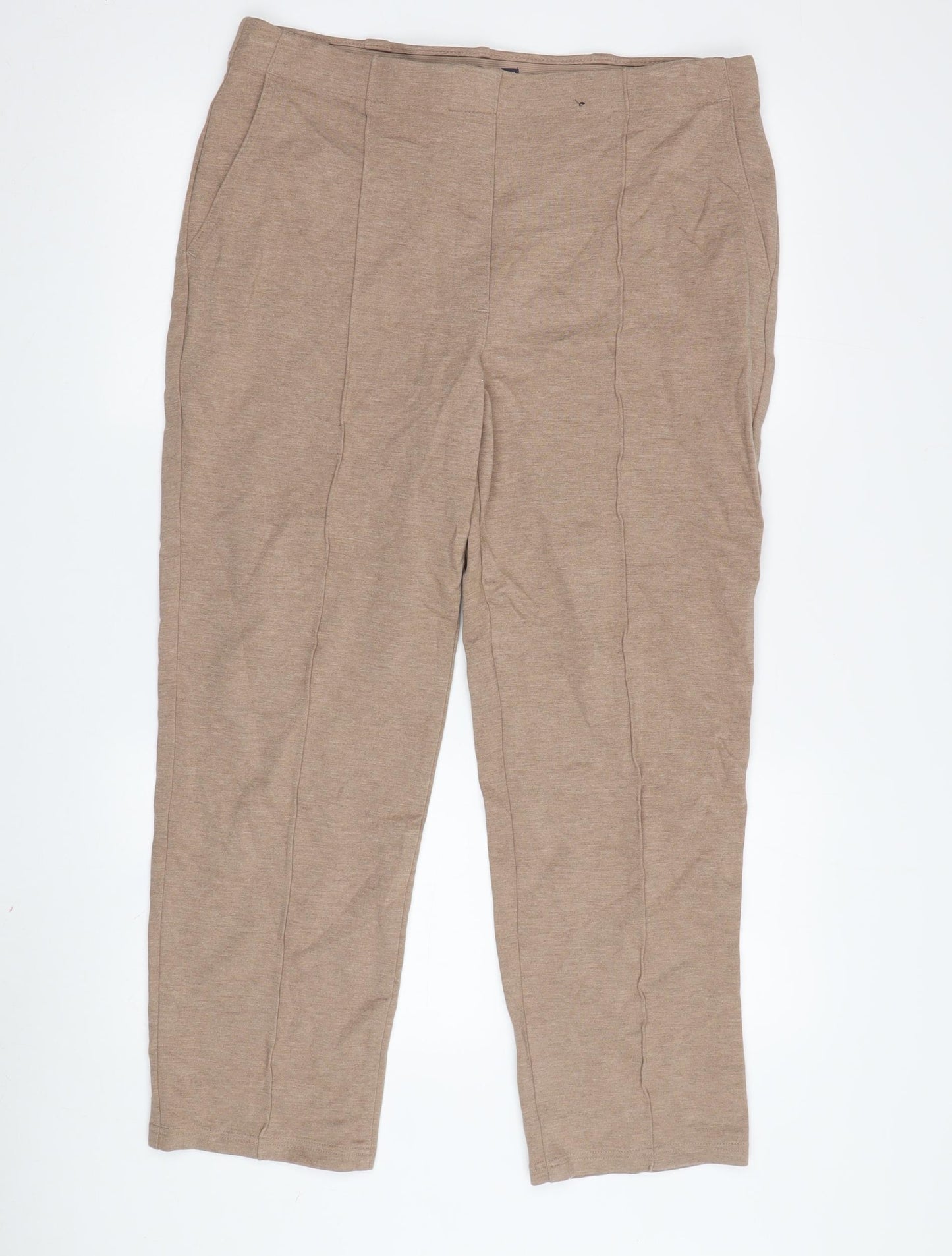 Marks and Spencer Beige Women's Leggings, Size 16, Casual