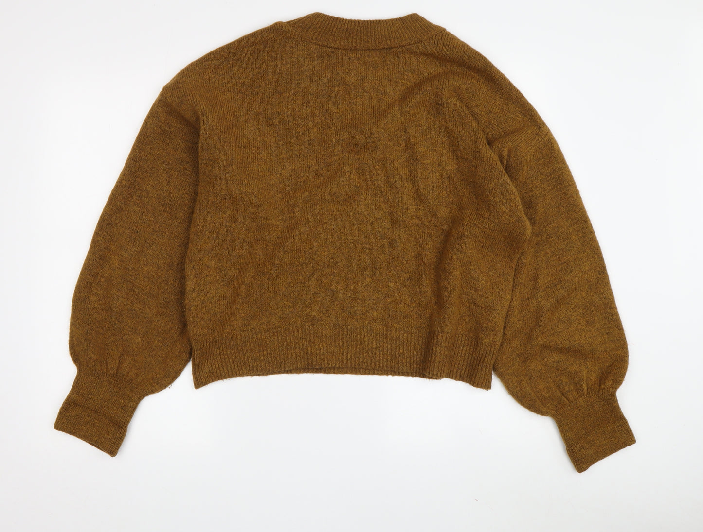 New Look Women's Brown Crew Neck Jumper L
