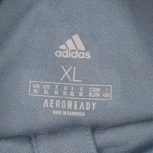 Adidas Men’s Blue XL AEROREADY Polo Shirt