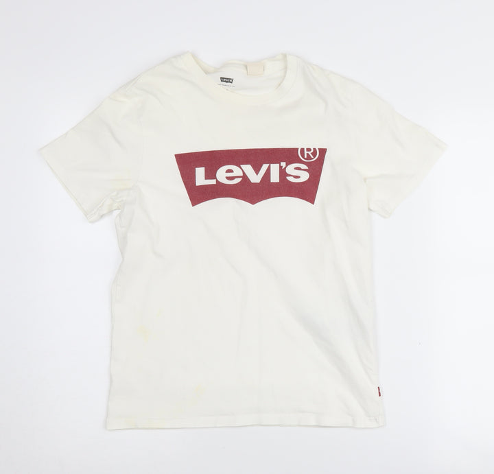 Levi's Men's White Logo T-Shirt XS