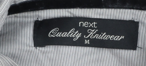 Next Men's Black Vest Jumper M with Collared Shirt Style