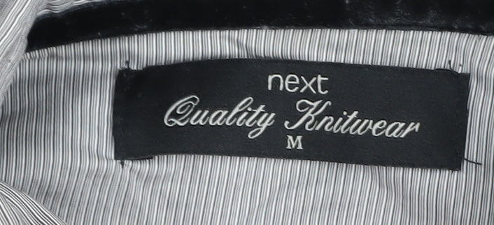 Next Men's Black Vest Jumper M with Collared Shirt Style