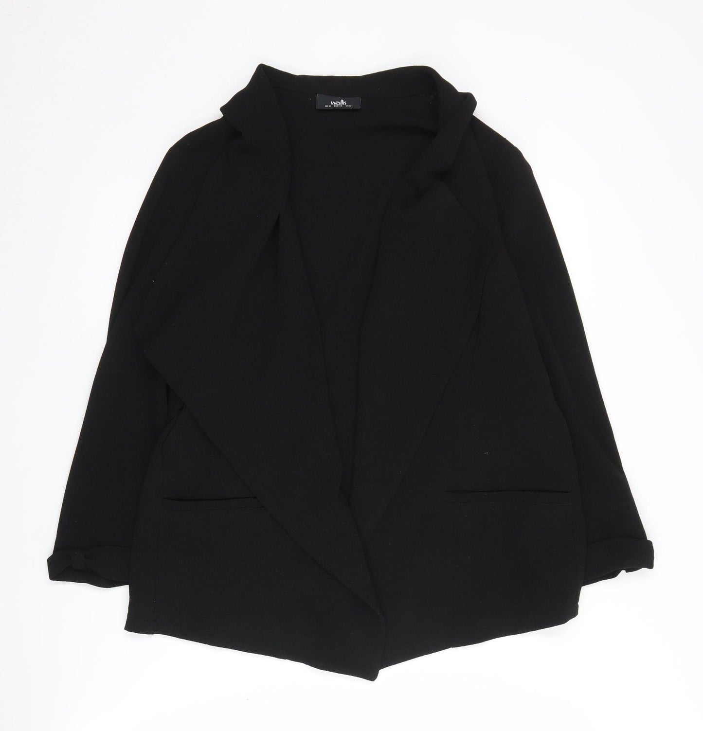 Wallis Black Women's Regular Blazer Size 16