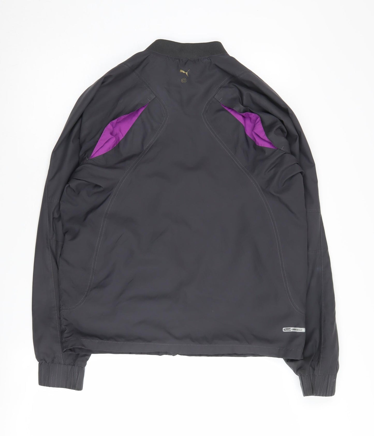 Puma Women's Purple Bomber Jacket, Size S - Casual Sporty Style