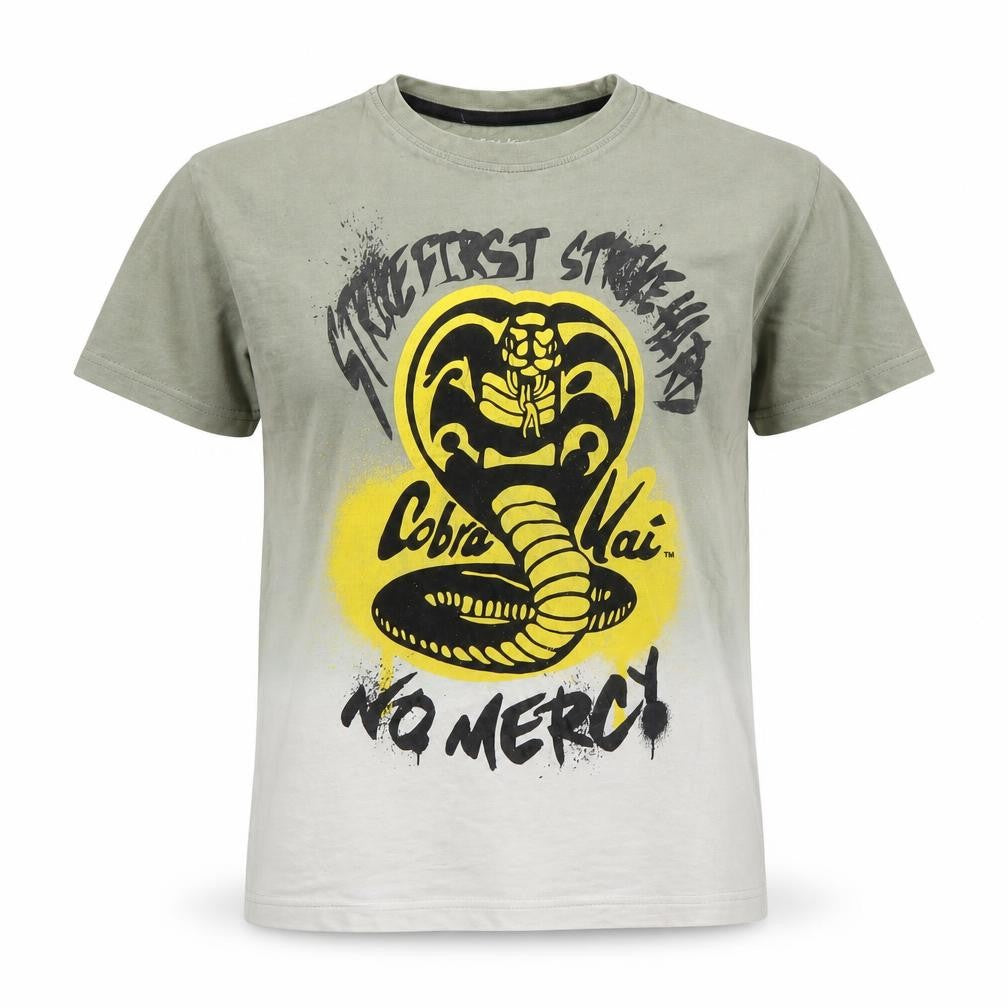 Cobra Kai Boys Green T-Shirt, Size 6 Years, Graphic Print