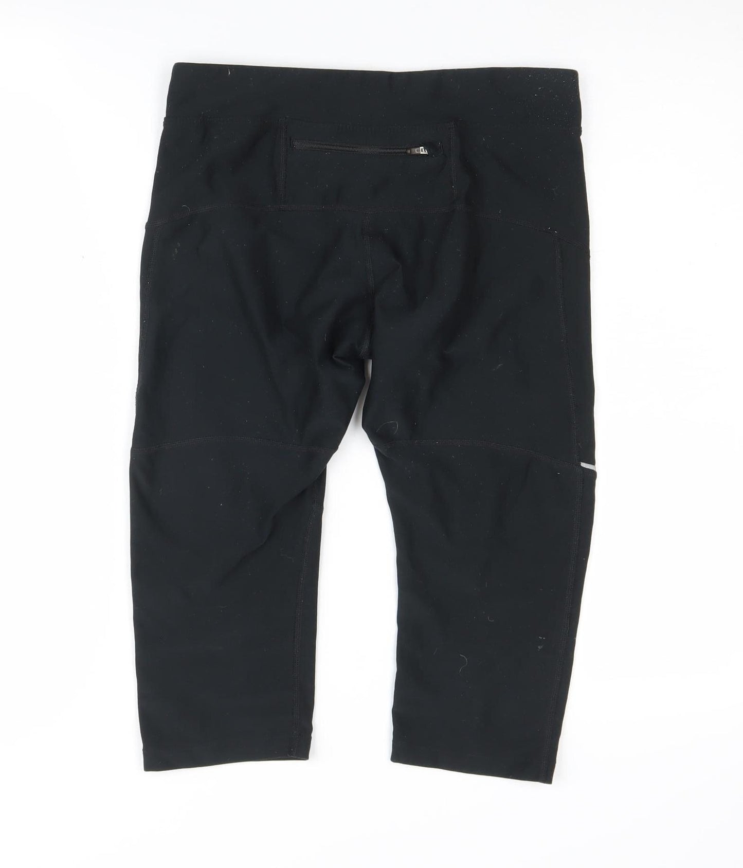 Nike Women's Black Small Cropped Leggings for Gym & Training