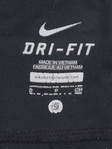 Nike Women's Black Small Cropped Leggings for Gym & Training