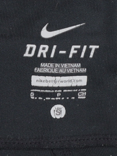 Nike Women's Black Small Cropped Leggings for Gym & Training