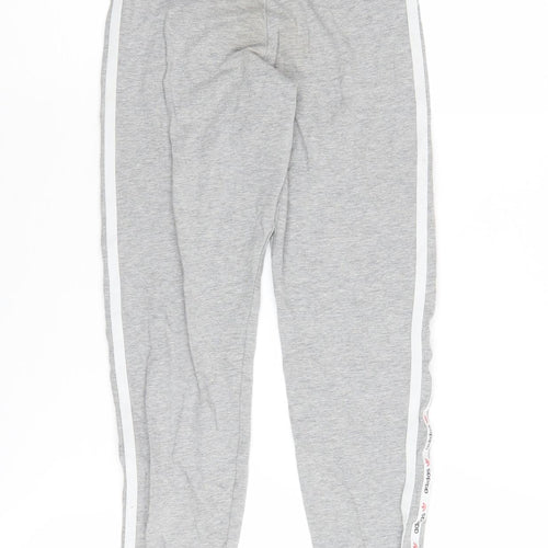 Adidas Girls Grey Track Pants 9-10 Years