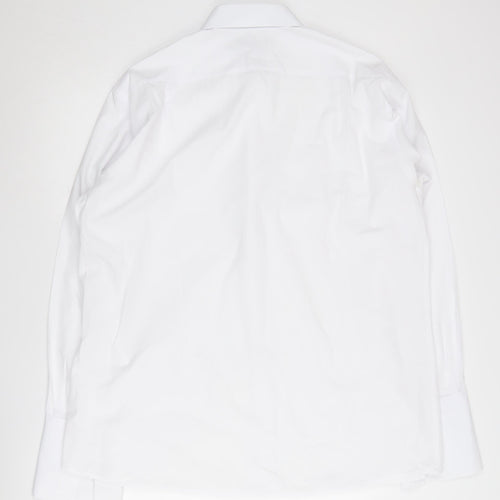 Double TWO Men's White Dress Shirt, Size 16.5