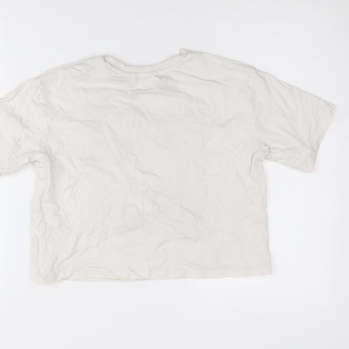 H&M Girls White Graphic T-Shirt, Size 11 Years, Harry Potter