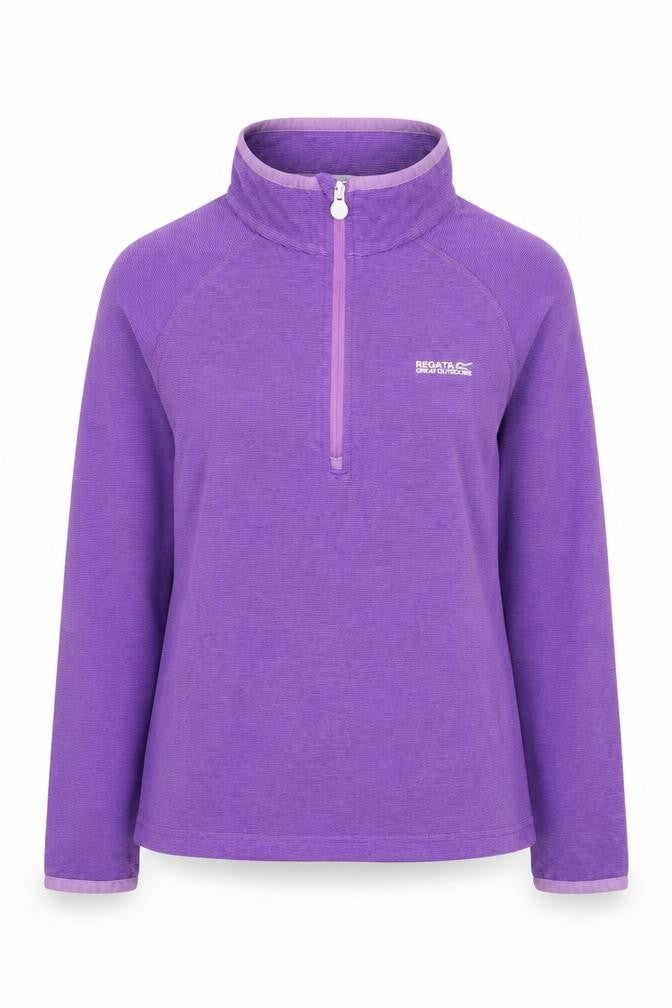 Regatta Girls Purple Half-Zip Sweatshirt 14 Years