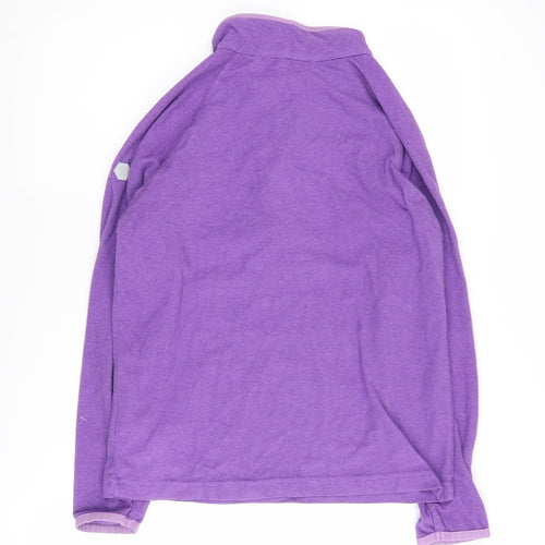 Regatta Girls Purple Half-Zip Sweatshirt 14 Years