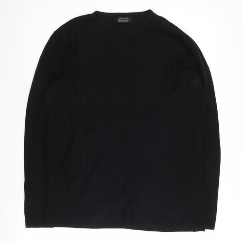 Zara Men's Black Medium Pullover Jumper