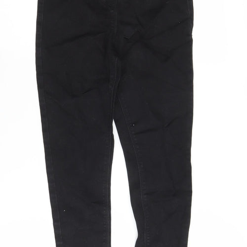 Next Girls Skinny Black Jeans 11 Years, Stretch Denim