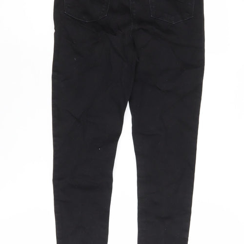 Next Girls Skinny Black Jeans 11 Years, Stretch Denim