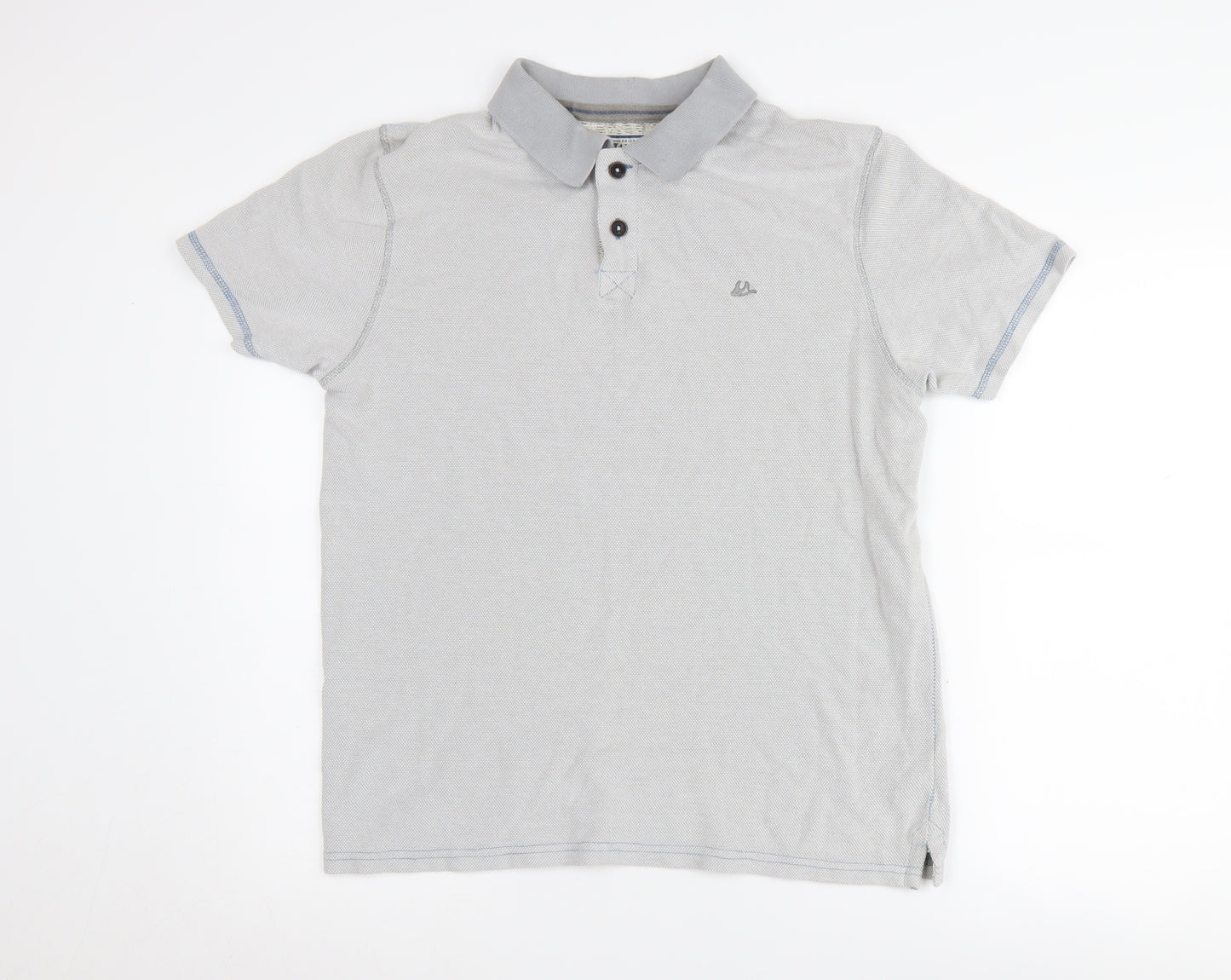Mantaray Men's Grey Polo, Medium Size Casual Shirt