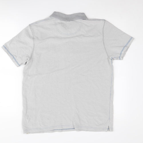 Mantaray Men's Grey Polo, Medium Size Casual Shirt
