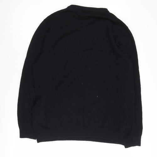 Lyle & Scott Men's Black Crew Neck Pullover Jumper L