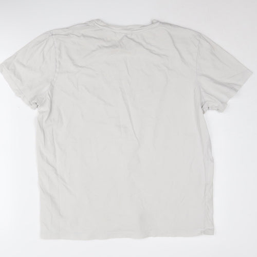 Jack & Jones Men's White XL Crew Neck T-Shirt