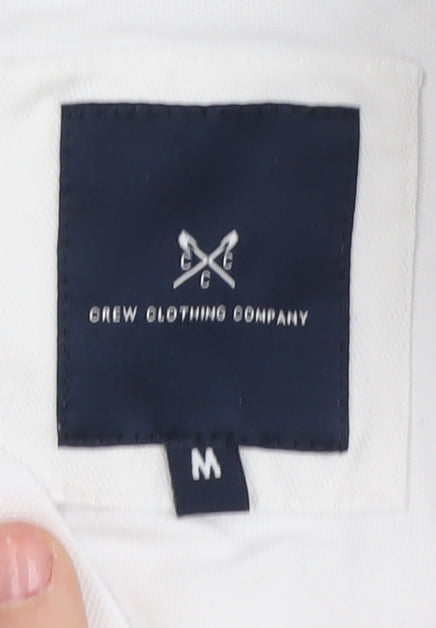 Crew Clothing Men's White Polo Shirt M