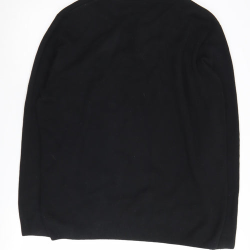 Kensington Eastside Men's 2XL Black Henley Jumper