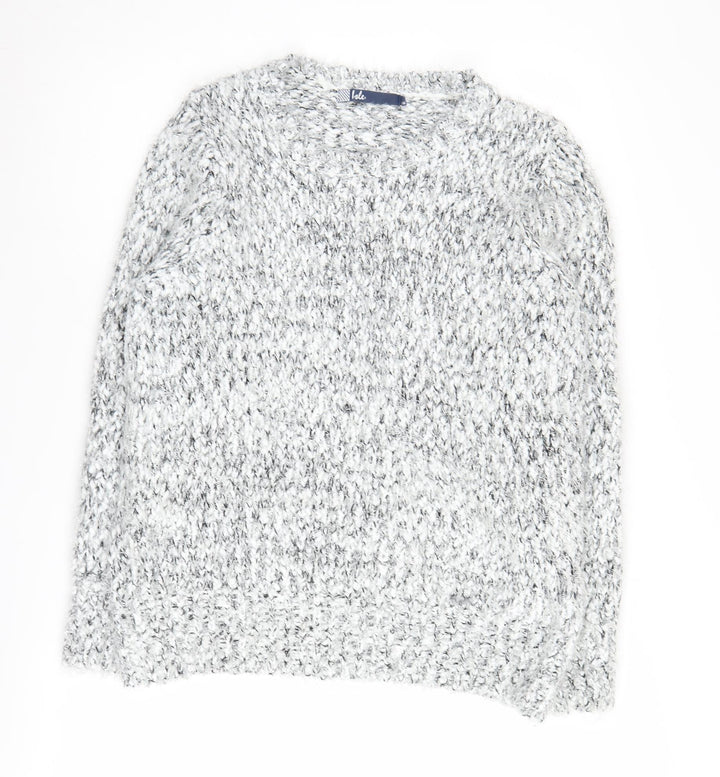 Isle Women's Grey Pullover Jumper Size M
