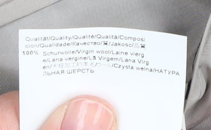 HUGO BOSS Men's Grey Blazer 40R Wool Business