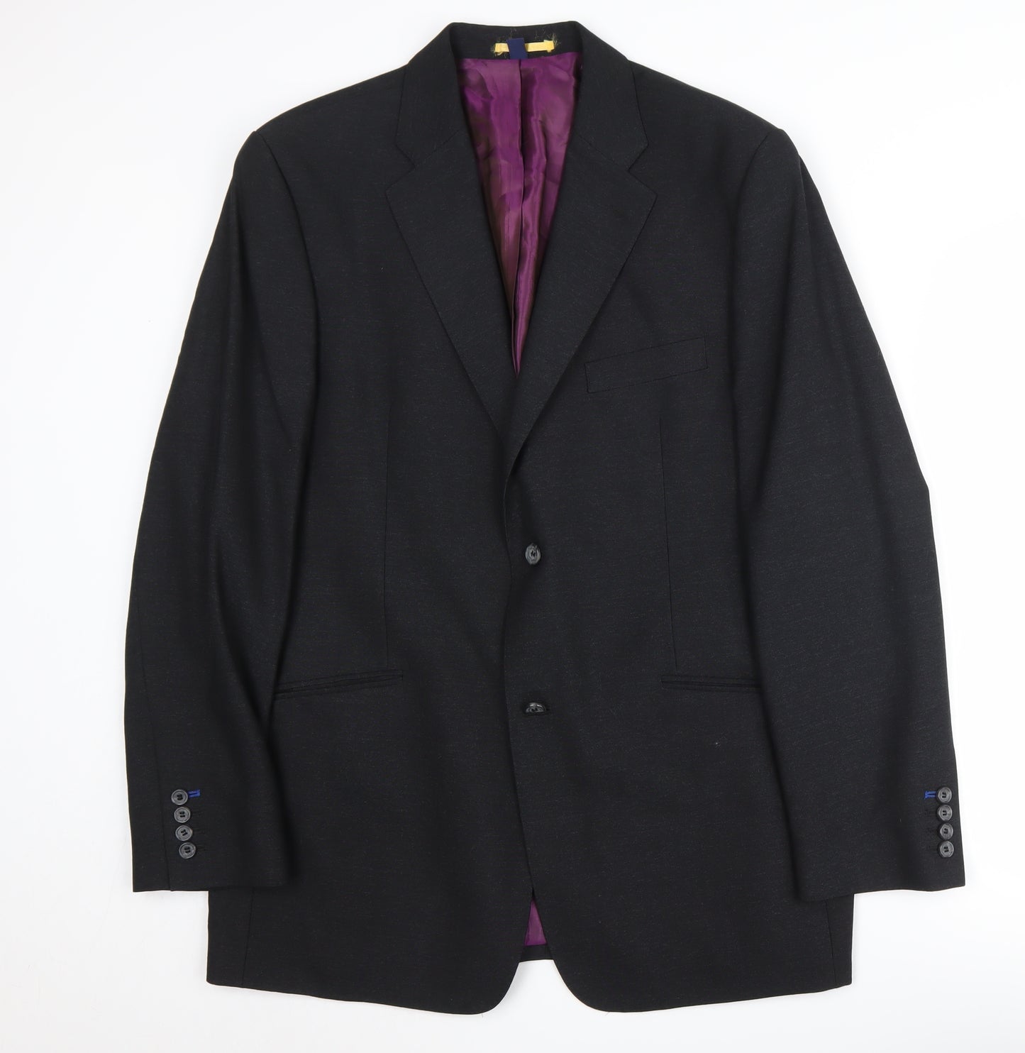 Boden Men's Black Blazer Jacket 42 Regular Wool