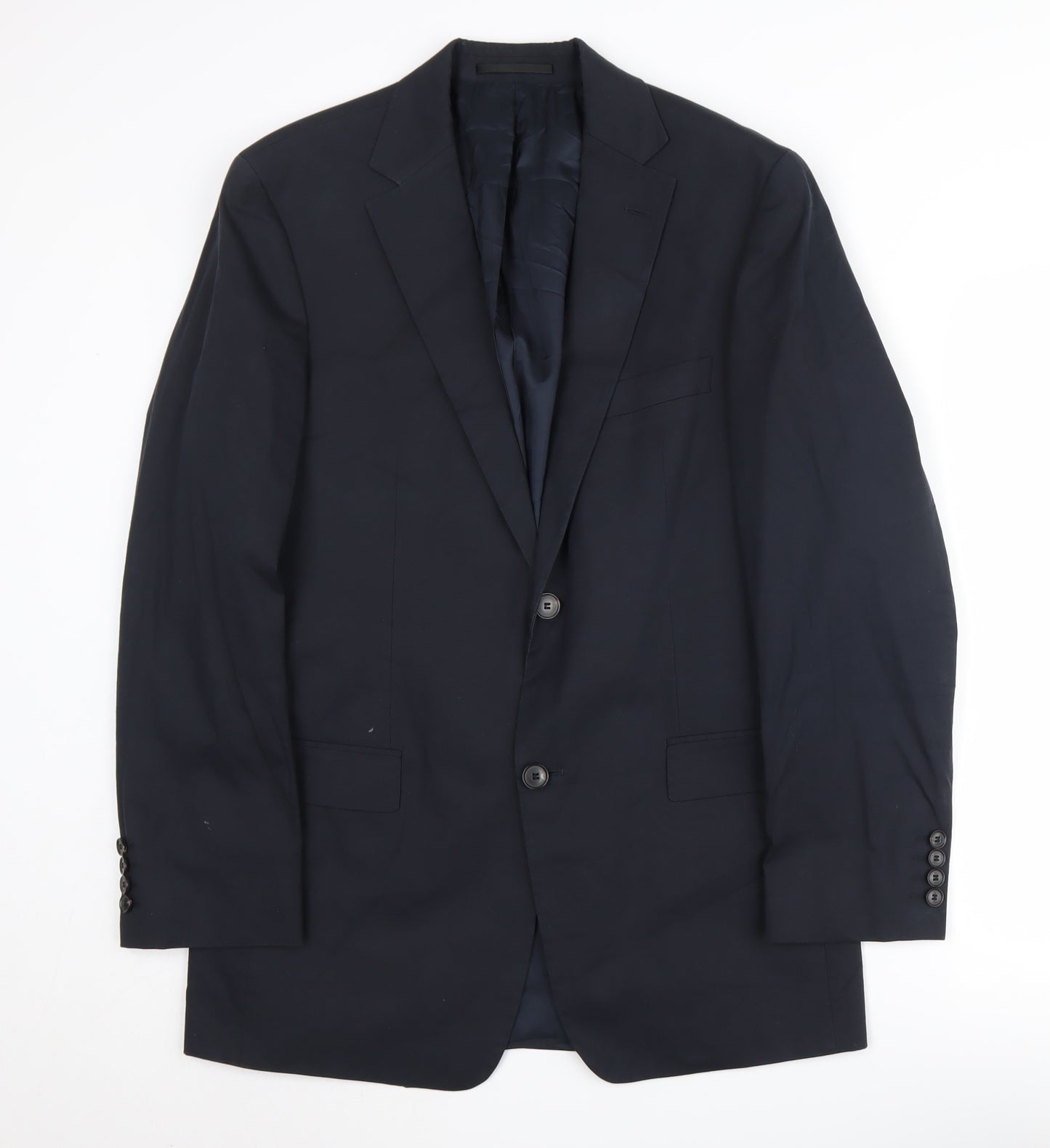 Hugo Boss Men's Blue Blazer Jacket - Regular Fit, Size 40