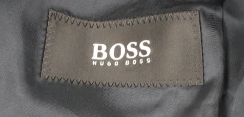 Hugo Boss Men's Blue Blazer Jacket - Regular Fit, Size 40