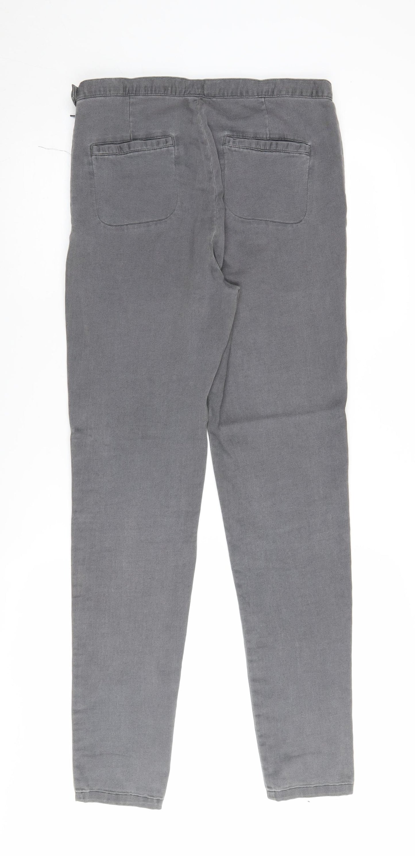 Laura Ashley Womens Grey Skinny Jeggings Size 14