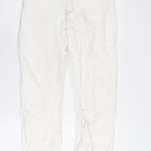 Jaeger Women's White Straight Jeans Size 12