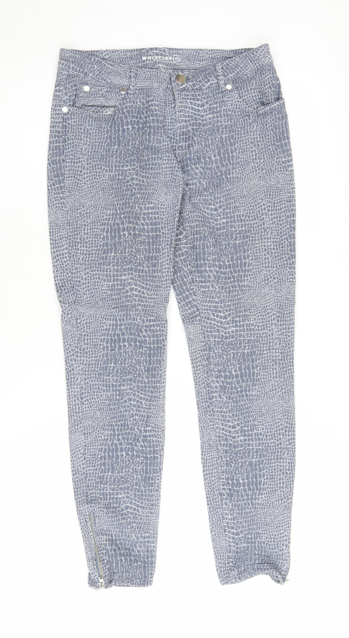 Whistles Women's Blue Ankle Jeans Size 10-12 Slim Fit