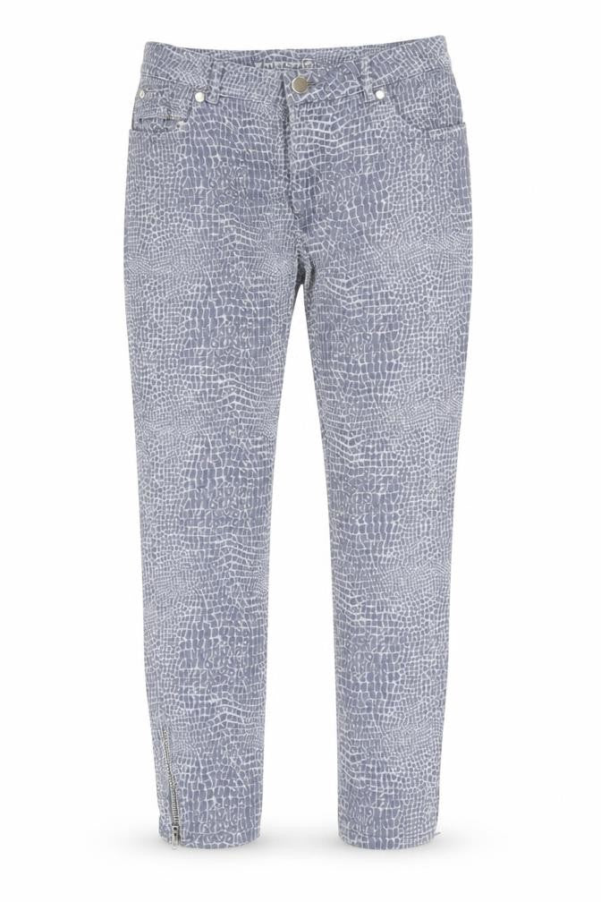 Whistles Women's Blue Ankle Jeans Size 10-12 Slim Fit