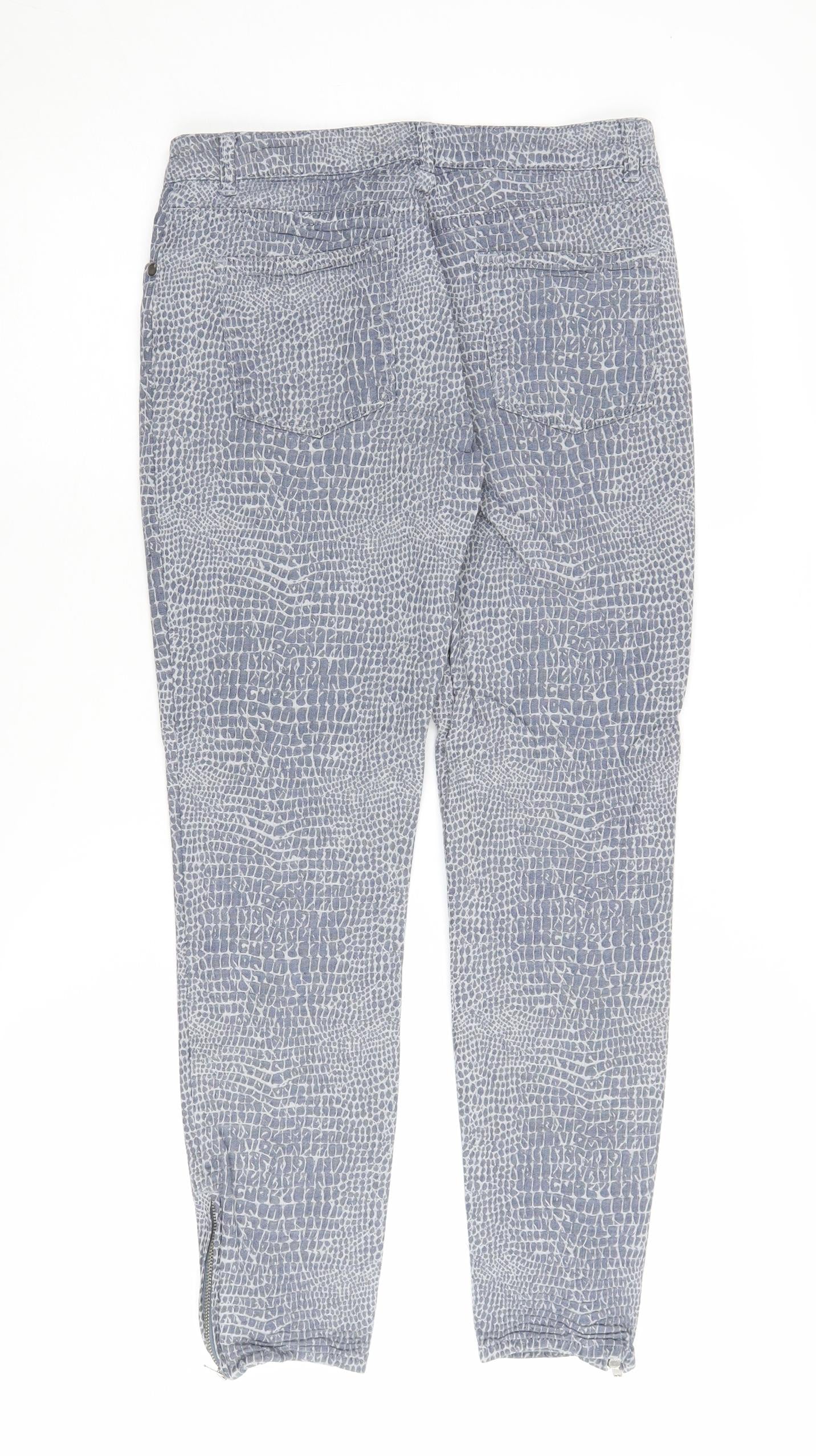 Whistles Women's Blue Ankle Jeans Size 10-12 Slim Fit
