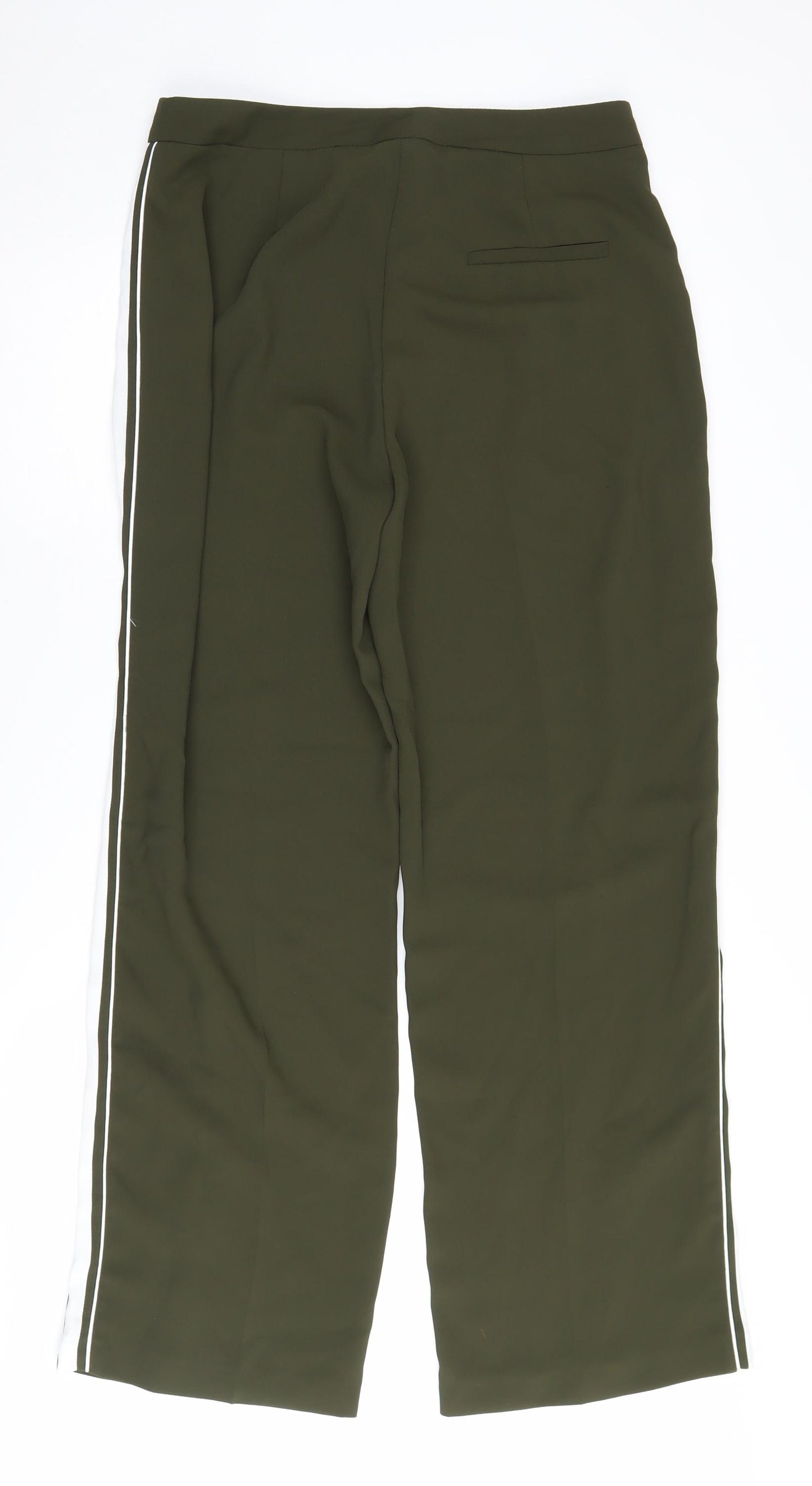 River Island Women's Green Straight Trousers Size 14