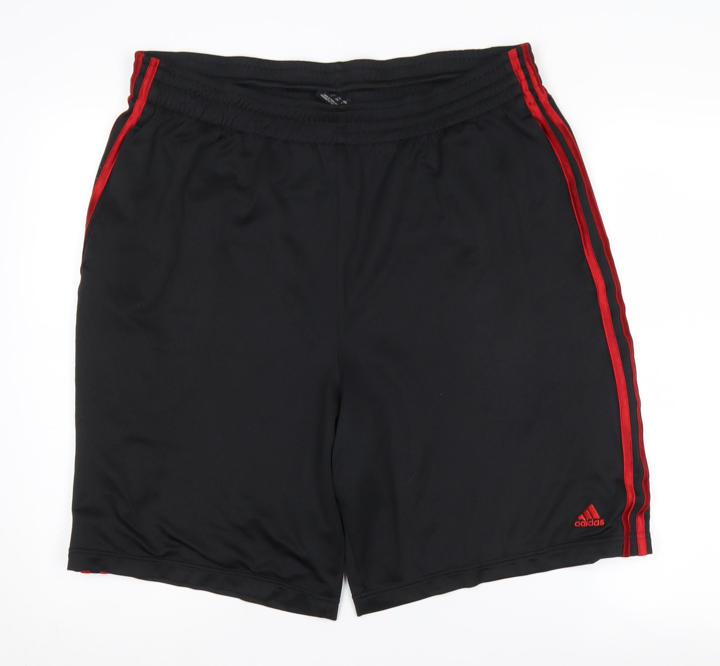Adidas Men's Black Athletic Shorts - Size L