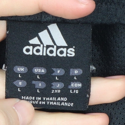 Adidas Men's Black Athletic Shorts - Size L