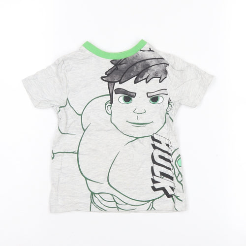 George Boys Grey Hulk T-Shirt - Superhero Style, 2 Years